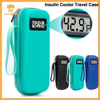 CKFR Refrigerador De Insulina , Estojo De Viagem Com Termômetro , Para Diabéticos , Medicação Refrigerada , Caneta Bolsa