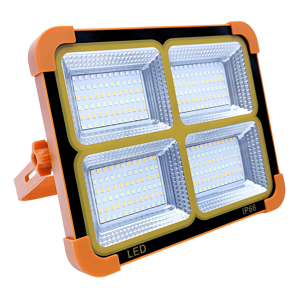 Refletor Luminária Solar Portátil De Parede Para Área Externa 500w ...