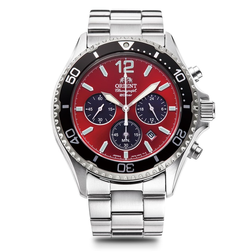 Relógio cronógrafo Orient Mako movido a energia solar, RN-TX0206L