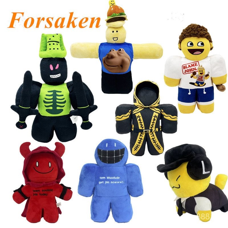 2026 Forsaken 1x1x1 Pelúcia Shedletsky Taph Boneca De Macia 007n7