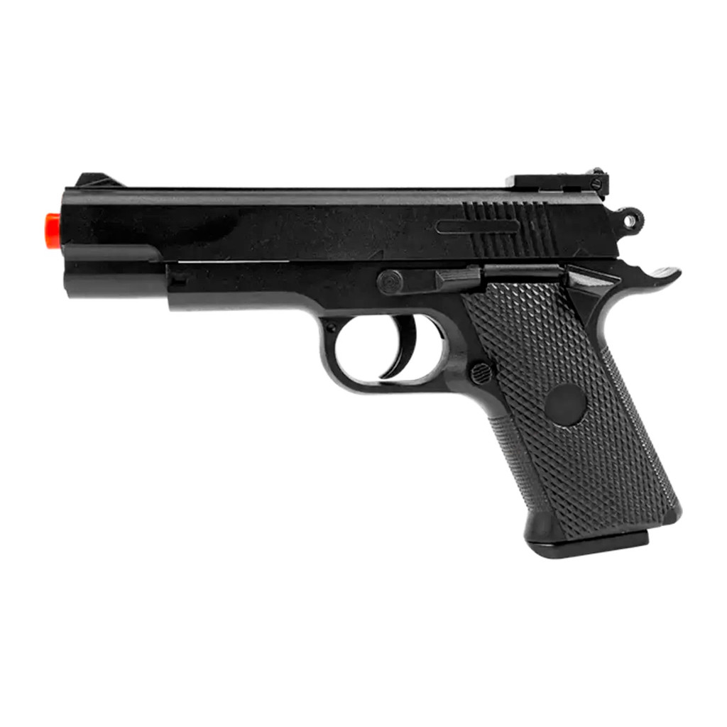 PISTOLA DE AIRSOFT VG 1911 SHORT - V92 MOLA 6MM | Shopee Brasil