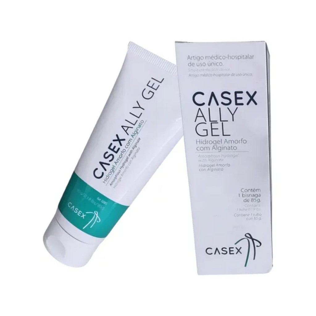 Pomada Gel Hidrogel Com Alcinato 85g Casex | Shopee Brasil