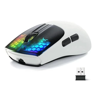 Rato ATTACK SHARK X5 Sem Fio , 49g , Tri-Modo Bluetooth , Sensor Óptico PixArt Para PC/MAC/Wins