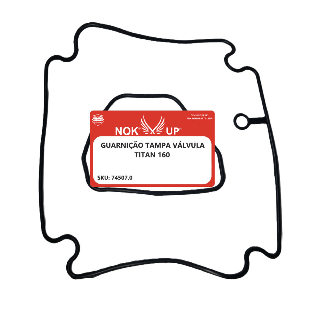 Guarnição Junta Borracha Tampa Válvula (Maior) Titan 150 125