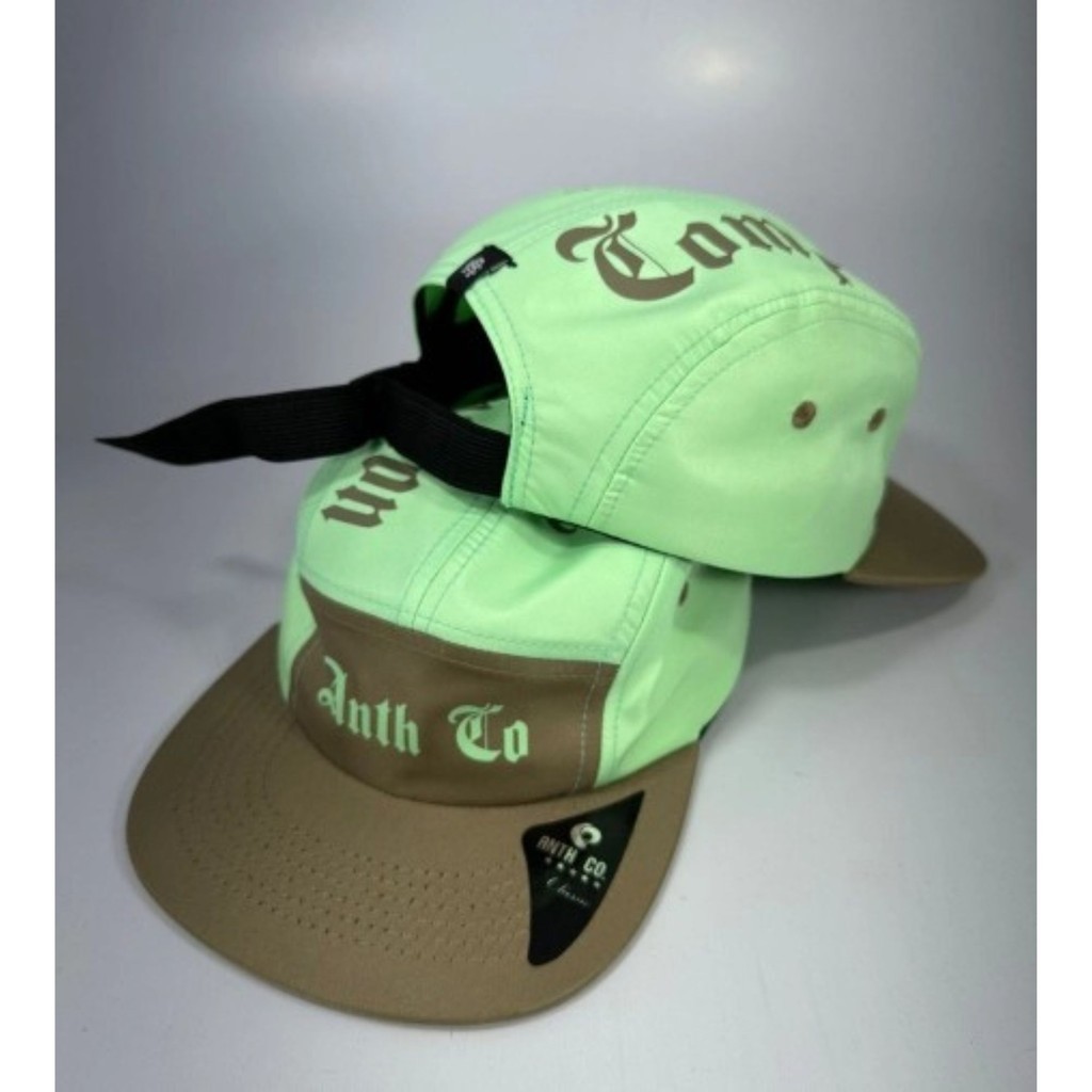 Boné Five Panel Anth Co Compton City Verde e Caqui | Shopee Brasil
