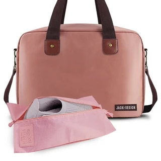 Conjunto Bolsa Para Academia Essencial III E Bolsa Porta Sapato Estampa Lisa