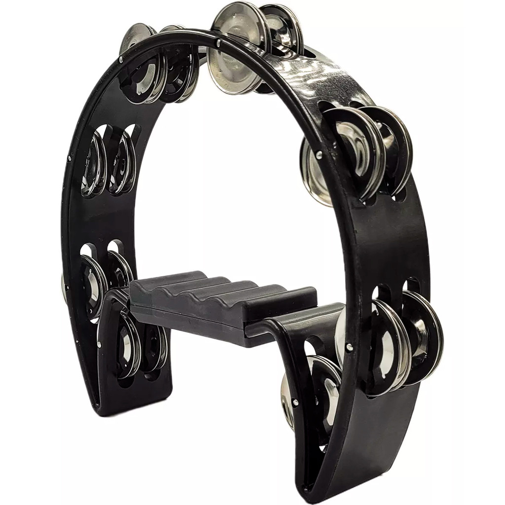 Meia Lua Pandeirola Pandeiro Profissional MXT Preto | Shopee Brasil