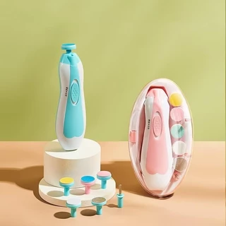 Lixa de Unha Elétrico Aparador Cortador Para Bebê Infantil Com Estojo em Oferta na Shopee