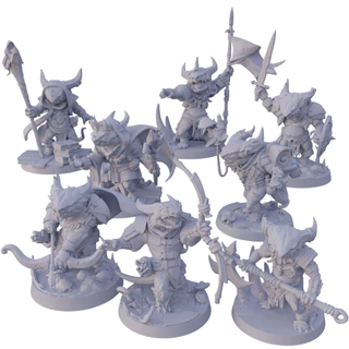 Miniaturas Kobolds Servos do Dragão Compatível D&d Dnd RPG