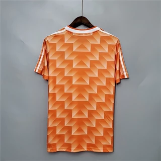 Camisa Laranja Holandesa de Futebol 1988 Home Jersey Retro Holandesa 10#GULLIT