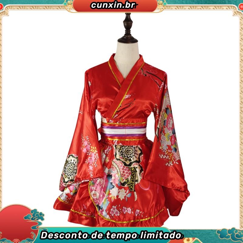 Japanese Yukata Kimono Costume outlet Anime Cosplay Robe