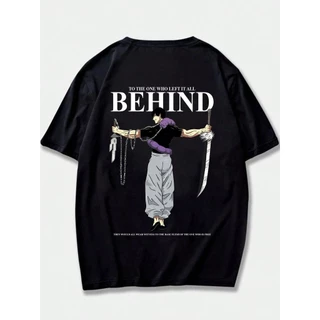 Camiseta Fushigoro Behind Anime Unissex 100% Algodão Streetwear Lançamento Envio Varias Cores!! PLUS SIZE