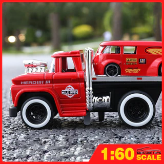 KLT 1 : 60 Muscle Trailer Metal Diecast Modelo Carro Liga Carros Brinquedos Coleção Presente Para Crianças Menino Menina