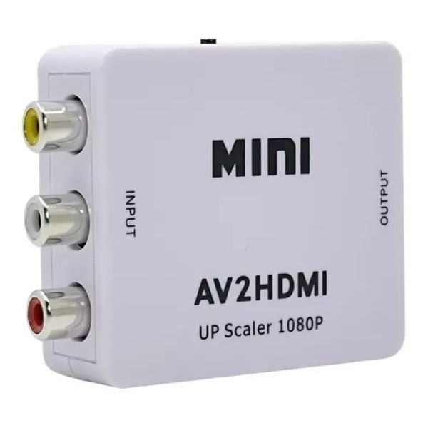 Adaptador mini Conversor de Vídeo AV2HDMI