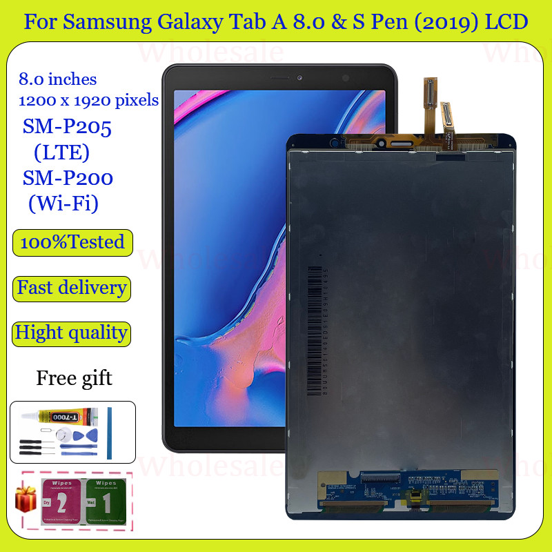 Original Para Samsung Galaxy Tab A 8.0 2019 SM-P200/P205 P200 P205 ...