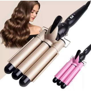 Modelador Tri-ondas Profissional Bivolt - Crie Ondas Deslumbrantes Com 22cm de Diâmetro e Temperatura de Até 200°C - WL em Oferta na Shopee