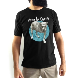Camiseta Masculina Alice In Chains The Dog Preta