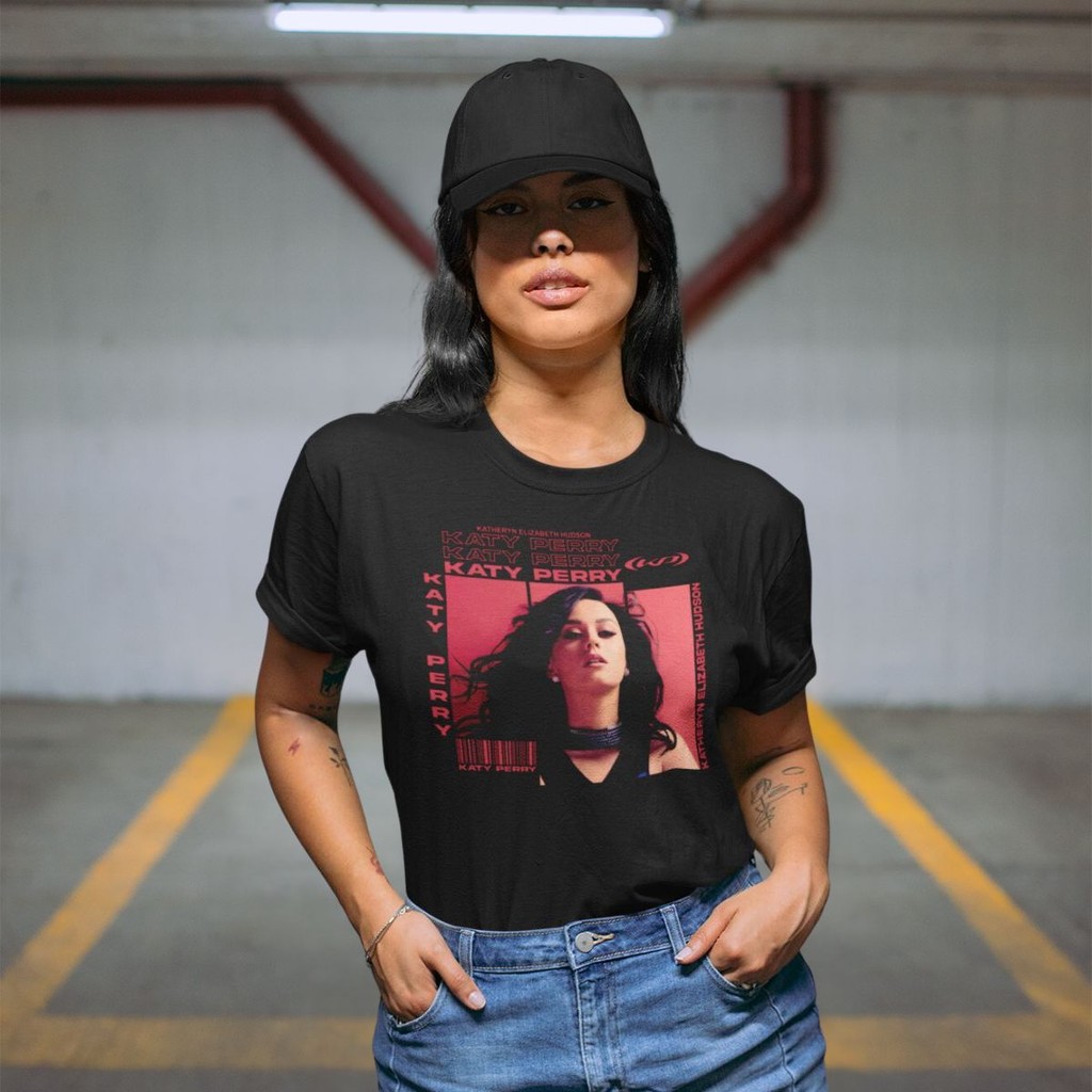 T-shirt Katy Perry Tour Album - Unisexe Coton Manches Courtes - Style Rétro Hip Hop Harajuku - Taille XS à 3XL - 4