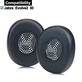 1 Par Almofada De Ouvido Para Jabra Evoluir2 30 Fone Almofadas Esponja Earmuffs