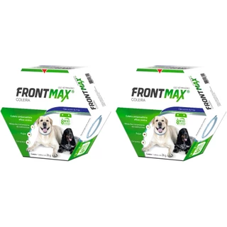 Coleira Frontmax Acima 4kg - Vetoquinol - 2 Unidades