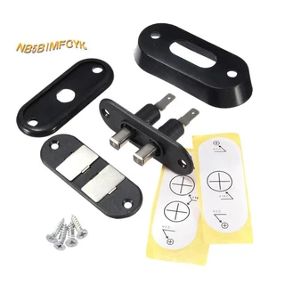 Interruptor De Contato De Porta Deslizante Preto Para Travamento Central De Alarme De Van De Carro VW T4 FORD
