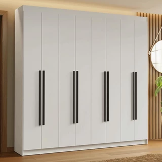 Guarda-Roupa Casal 8 Portas Batentes Saturno Madesa B em Oferta na Shopee