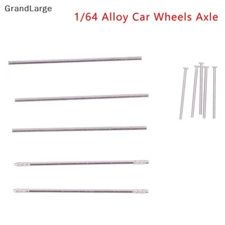 [GrandLarge] 1 Conjunto De Rodas De Carro Em Liga 1/64 , Eixo Oco 0.8x25mm/28mm Com Pino De Unhas Para Carros Modelo 1 :