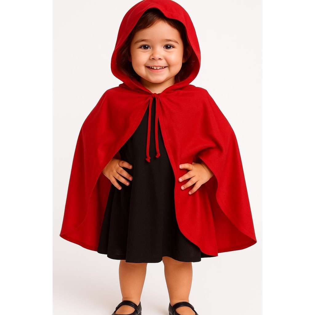 Capa Chapeuzinho Vermelho Infantil | Shopee Brasil