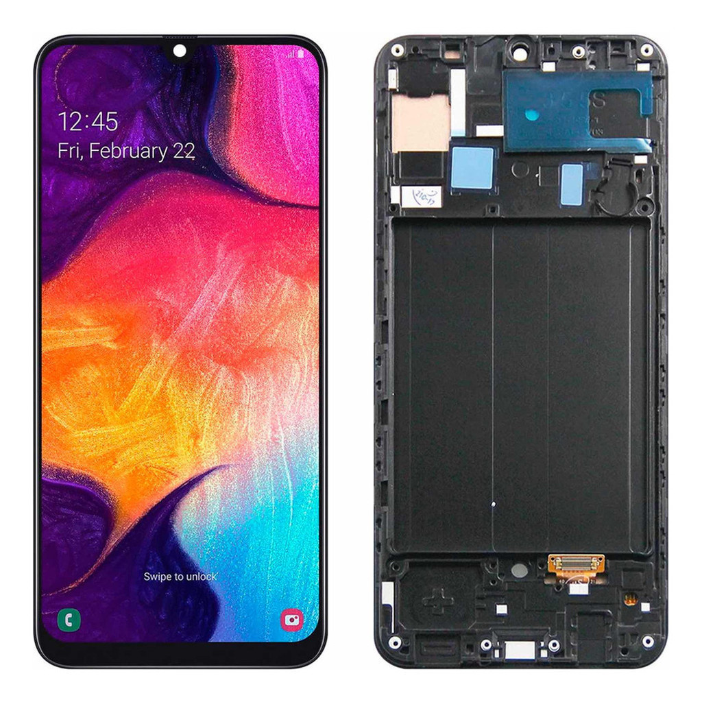 Tela Compativel Frontal Display Compatível A50 A505/a30 Com Aro - LOJA SHOPPE 3
