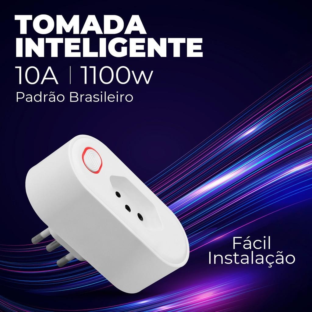 Tomada Inteligente Wifi Com Medidor De Comsumo Alexa Google home Ekaza