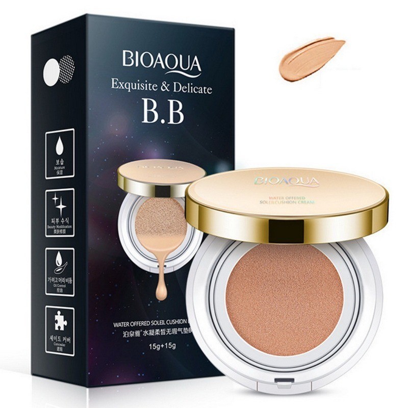 Base De Maquiagem Líquida Bioaqua Para Todos Os Tons De Pele Tom Brilhante Natural-15mL 15g em Oferta na Shopee