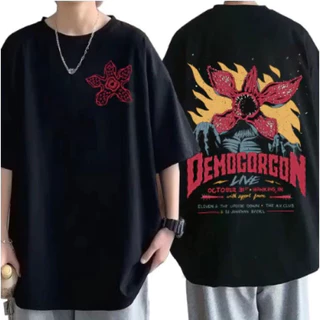 Camisa Stranger Things Serie Terror Vintage Camiseta Basica e Oversized Unissex