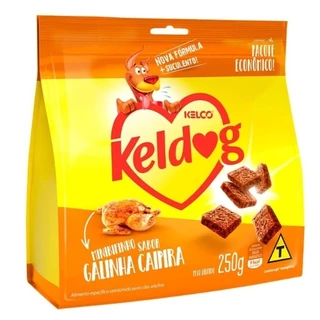 Kit 2UN Mini Bifinho Keldog Sabor galinha caipira 250g