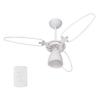 Ventilador de teto 3 pás transparente 3 velocidades - Wind Light Ventisol