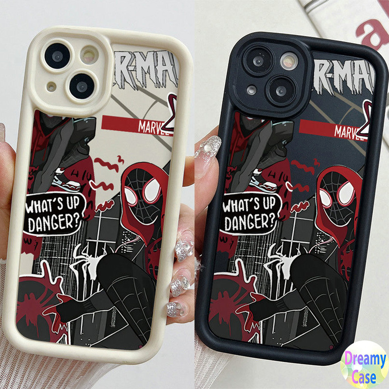 Capa Anti-Queda Para Design De Olho De Anjo Samsung Galaxy A05 A04 A03 A02 A15 A14 A13 A12 A11 A35 A34 A33 A32 A31 A30 A25 A24 A23 A22 A21S A20 Motivo Homem Aranha Herói Da Cidade