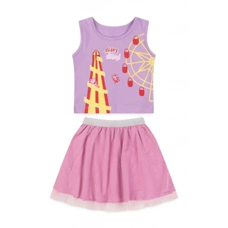 Conjunto Feminino Infantil Parque De Diversão - Peppa Pig
