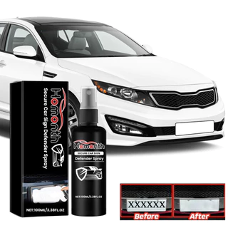 Homonth Spray De Proteção Automotiva Placa Revestimento Transparente De Defesa Contra Furto Duradouro 100ml