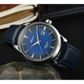 [Seiko] Seiko relógio relógio masculino de couro Muitos estilos de moda disponível relógio de quartzo à prova d'água de negócios