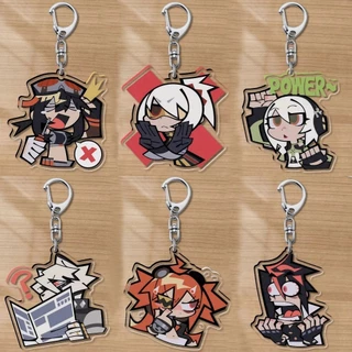 Zenless Zone Zero Anime Game Keychain Chaveiro Acrílico Dupla Face Cartoon Figura Homem Mochila Carro Acessórios Chave Pingente