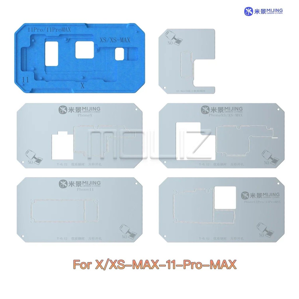 MiJing Z20 PRO Fixação Magnética Stencil Para iPhone X-15 MAX