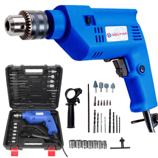 Furadeira Elétrica De Impacto E Parafusadeira 750w C/ Maleta em Oferta na Shopee