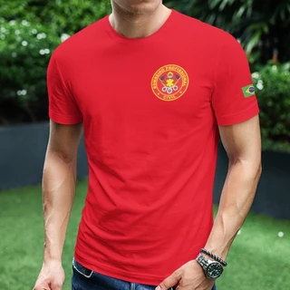 Camisa Básica Uniforme Brasão Evento Bombeiro Civil Profissã