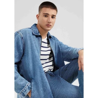 Jaqueta Jeans Masculina Marmorizada Hering