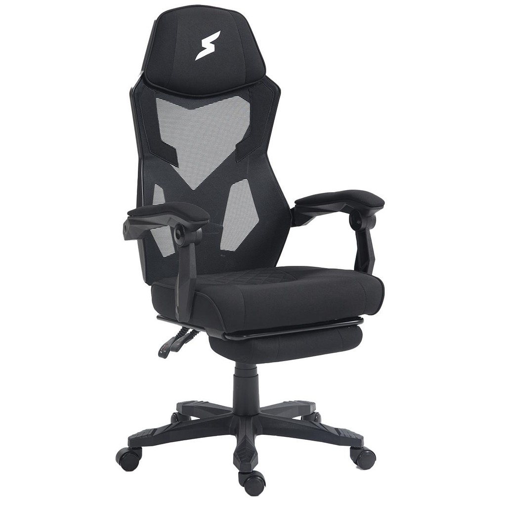 Cadeira Gamer SuperFrame Hybrid, Mesh, Altura Ajustável, Preta