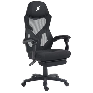 Cadeira Gamer SuperFrame Hybrid, Mesh, Altura Ajustável, Preta