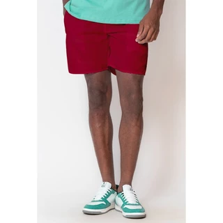 Short Vôlei Masculino Básico Liso Polo Wear Vermelho Médio