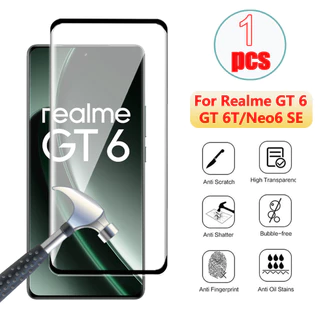 Para Realme GT 6 5G Protetor De Tela Neo6 SE Neo6SE GT6T GT6 T 6.78 "/2024) Película Protetora De Vidro Temperado Curvo GT6
