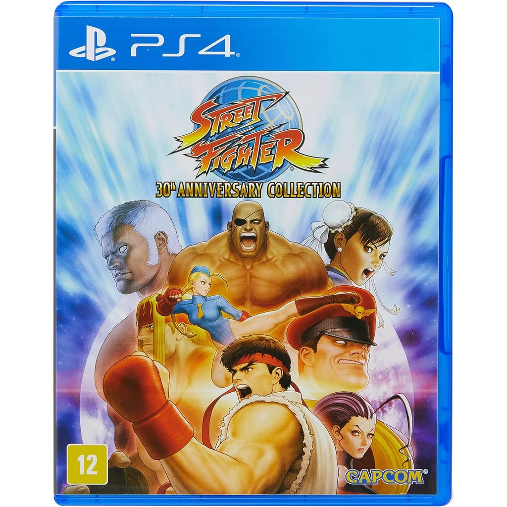Street Fighter 30th Anniversary Collection PS4 BR Midia Fisica