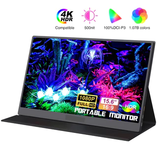 JH-01 Monitor Portátil para laptop 1920*1080p 4k 15.6
