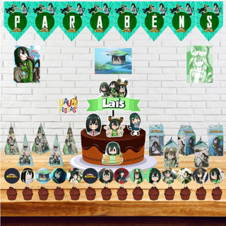 Kit Festa Só um Bolinho - Tsuyu Asui (Boku no Hero)